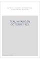 ACTES DU CONGRES INTERNATIONAL D'HISTOIRE DES RELIGIONS TENU A PARIS EN OCTOBRE 1923.