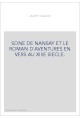 SONE DE NANSAY ET LE ROMAN D'AVENTURES EN VERS AU XIIIE SIECLE.