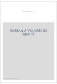 ROMANIA VOLUME 80 ( 1959 ) CL