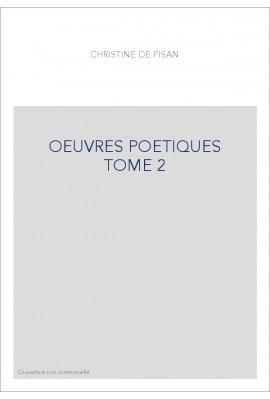 OEUVRES POETIQUES TOME 2