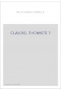 CLAUDEL THOMISTE ?