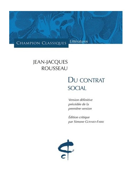 DU CONTRAT SOCIAL