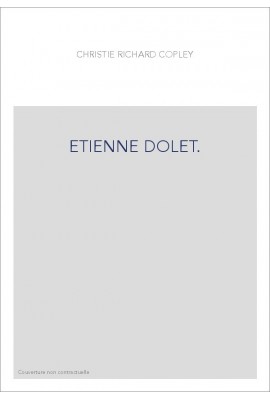 ETIENNE DOLET.