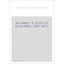 DIX-HUITIEME SIECLE GALANT ET LITTERAIRE. VOLUMES 1-5. (TOUT CE QUI A PARU). (1887-1891).