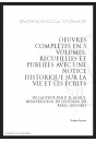 OEUVRES COMPLÈTES