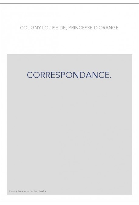 CORRESPONDANCE.
