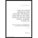 UNE SECONDE REVISION DES OEUVRES DU POETE THEOPHILE DE VIAU PUBLIEE EN 1633 PAR E. AUBERT