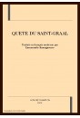 LA QUETE DU GRAAL.TRADUCTION EN FRANCAIS MODERNE