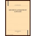LES DEUX LOGIQUES DU LANGAGE