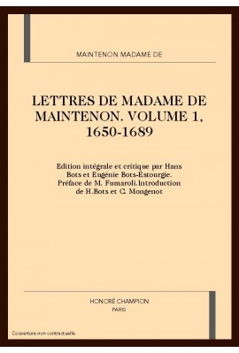 LETTRES. I- 1650-1689