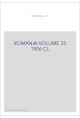 ROMANIA VOLUME 35 ( 1906 ) CL