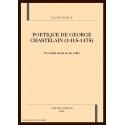 POETIQUE DE GEORGE CHASTELAIN (1415-1475)