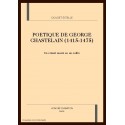 POETIQUE DE GEORGE CHASTELAIN (1415-1475)