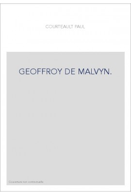 GEOFFROY DE MALVYN.