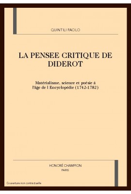 LA PENSEE CRITIQUE DE DIDEROT