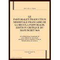 LE PASTORALET. TRADUCTION MEDIEVALE FRANCAISE DE LA "REGULA PASTORALIS".