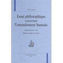ESSAI PHILOSOPHIQUE CONCERNANT L'ENTENDEMENT HUMAIN