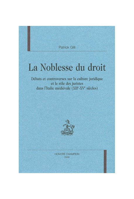 LA NOBLESSE DU DROIT