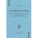 LA NOBLESSE DU DROIT