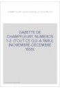 GAZETTE DE CHAMPFLEURY. NUMEROS 1-2. (TOUT CE QUI A PARU). (NOVEMBRE-DECEMBRE 1856).
