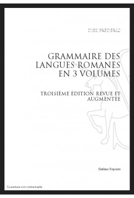 GRAMMAIRE DES LANGUES ROMANES