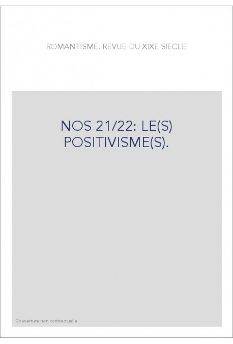 LE(S) POSITIVISME(S).