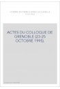 HOMERE EN FRANCE APRES LA QUERELLE (1715-1900). ACTES DU COLLOQUE DE GRENOBLE (23-25 OCTOBRE 1995).
