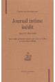 JOURNAL INTIME INEDIT TOME IV (1844-1848)