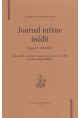 JOURNAL INTIME INEDIT TOME IV (1844-1848)