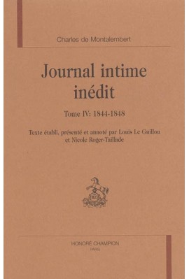 JOURNAL INTIME INEDIT TOME IV (1844-1848)