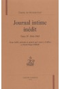 JOURNAL INTIME INEDIT TOME IV (1844-1848)