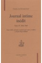 JOURNAL INTIME INEDIT TOME IV (1844-1848)