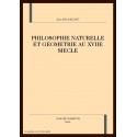 PHILOSOPHIE NATURELLE ET GÉOMETRIE AU XVIIE SIECLE