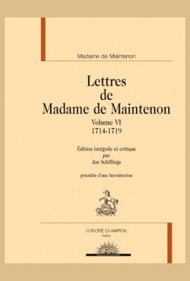 LETTRES. VI- 1714-1719