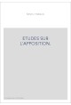 ETUDES SUR L'APPOSITION.