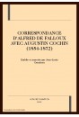 CORRESPONDANCE D'ALFRED DE FALLOUX AVEC AUGUSTIN       COCHIN (1854-1872
