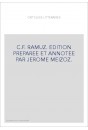CRITIQUES LITTERAIRES. EDITION PREPAREE ET ANNOTEE PAR JEROME MEIZOZ.