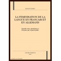 LA FEMINISATION DE LA LANGUE EN FRANCAIS ET EN ALLEMAND
