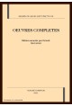 OEUVRES COMPLETES