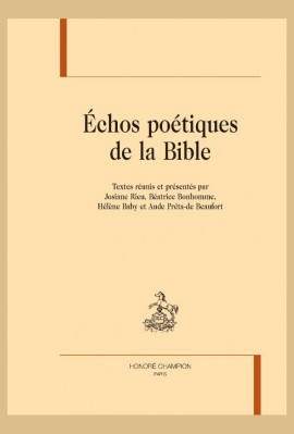 ÉCHOS POÉTIQUES DE LA BIBLE