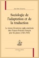 SOCIOLOGIE DE LADAPTATION ET DE LA TRADUCTION