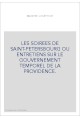 LES SOIREES DE SAINT-PETERSBOURG OU ENTRETIENS SUR LE GOUVERNEMENT TEMPOREL DE LA PROVIDENCE.