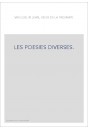 LES POESIES DIVERSES.