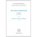 CONFESSIONS ET DOCUMENTS AUTOBIOGRAPHIQUES