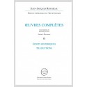 ÉCRITS HISTORIQUES, TRADUCTIONS