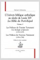 LUNIVERS BIBLIQUE CATHOLIQUE AU SIÈCLE DE LOUIS XIV