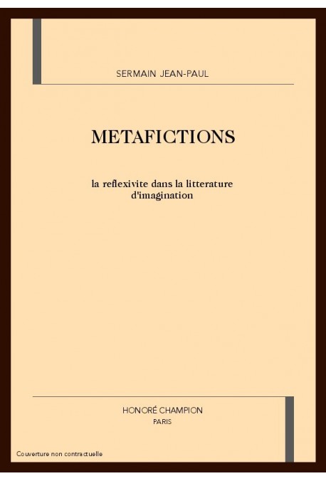 LA REFLEXIVITE DANS LA LITTERATURE D'IMAGINATION