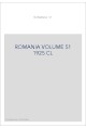 ROMANIA VOLUME 51 ( 1925 ) CL