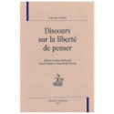 DISCOURS SUR LA LIBERTÉ DE PENSER