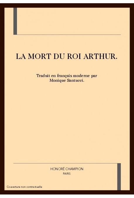 LA MORT DU ROI ARTHUR